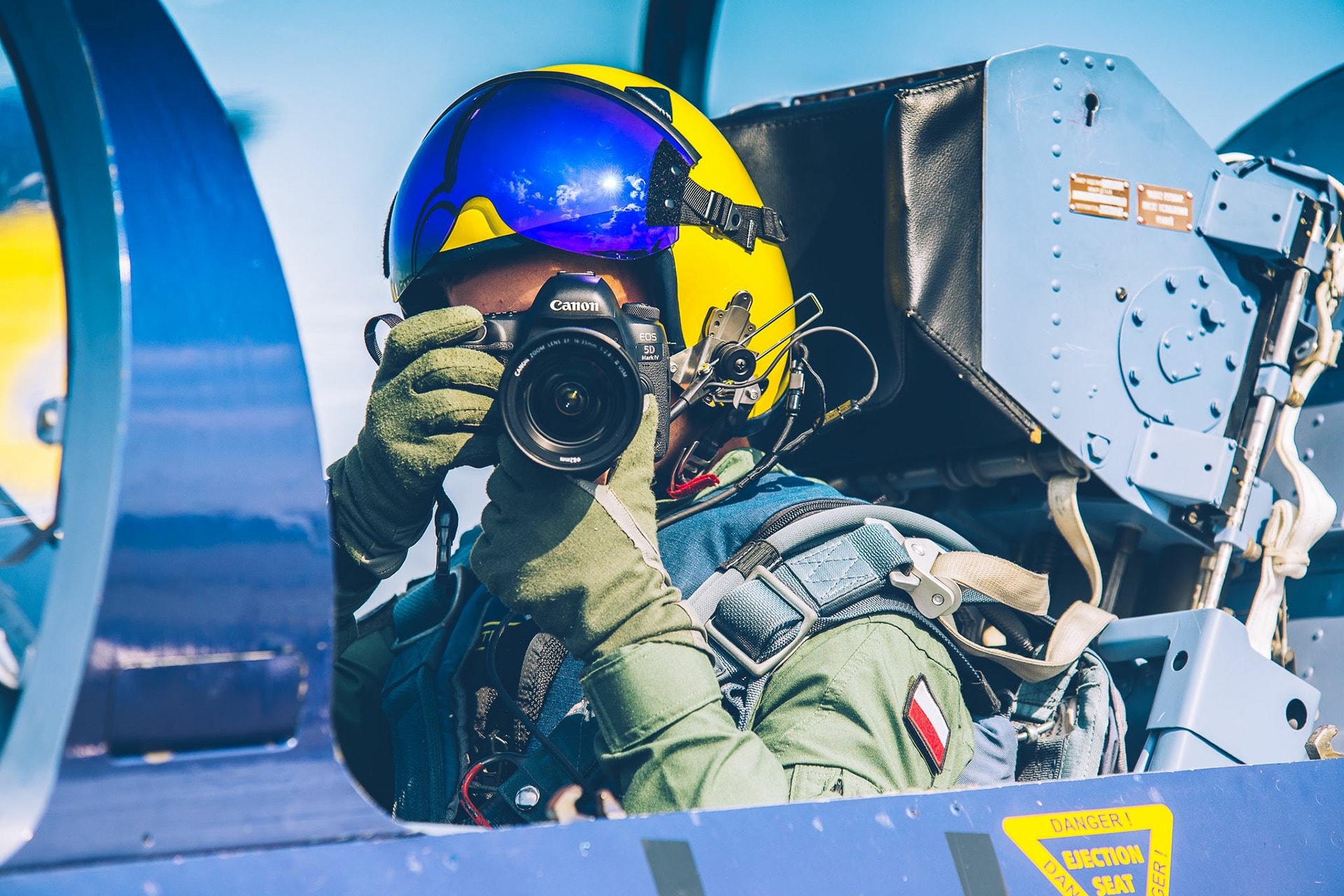 Before takeoff in L-39 Albatros (BBJT)