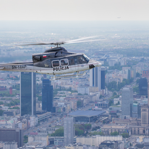 Polish Police – Air to Air with Bell-412HP